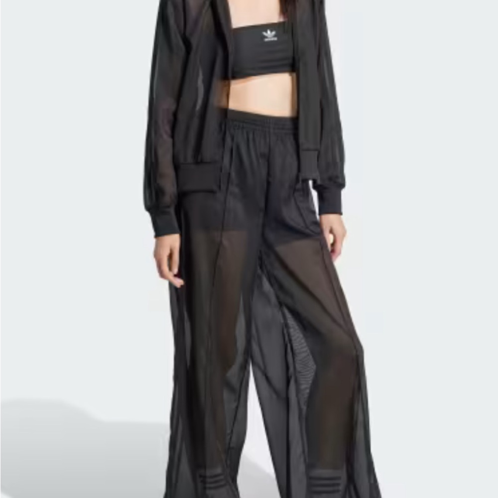 Adidas Women's Black Sheer Track Pants